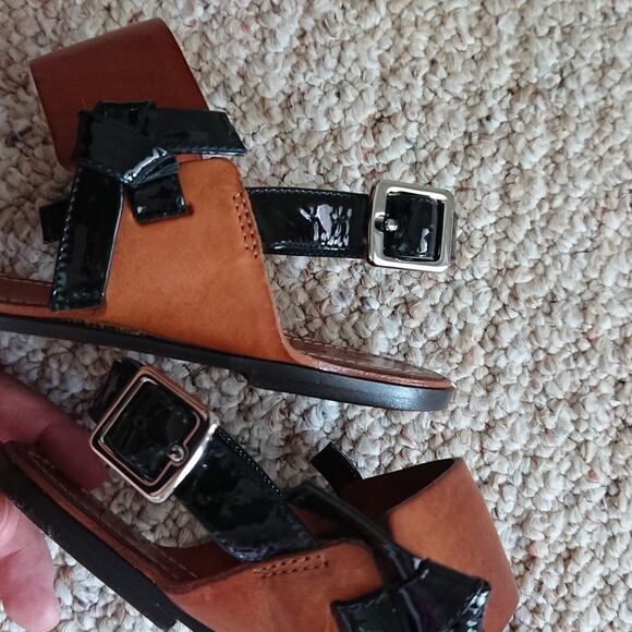 Marni Amber Brown + carbone Sandals size 38 - Picture 6 of 12